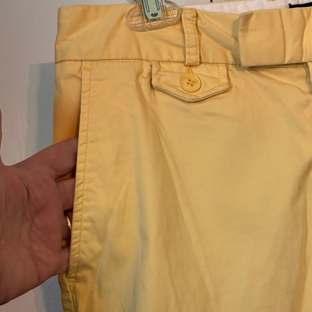 Banana Republic Standard Bermuda shorts yellow size 8 - Picture 3 of 9